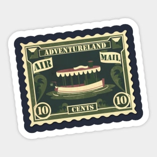 Adventureland Stamp Sticker